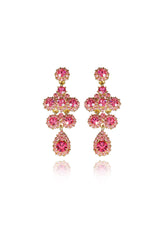 Raashida Crystal Elegant Evening Earring